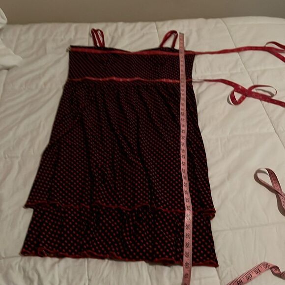 Bettie Page Woman’s Dress Black Red Swing XXLarge Sweatheart Neck Sleeveless - Picture 7 of 7